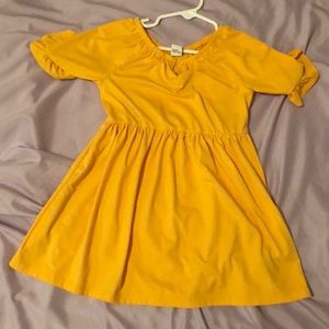Mustard dress. Worn once for school pictures